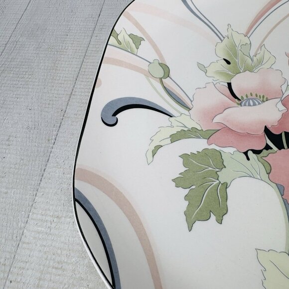 Sango Quadrille ANASTASIA  Andre Richard Floral Oriental Dinner Plates Set of 4 - Picture 16 of 16